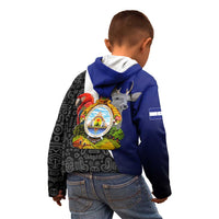 Honduras Coat of Arms Kid Hoodie Traditional Patterns & National Symbol