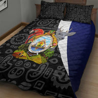 Honduras Coat of Arms Quilt Bed Set Traditional Patterns & National Symbol