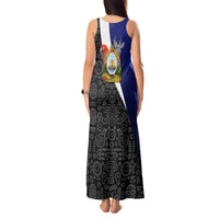 Honduras Coat of Arms Tank Maxi Dress Traditional Patterns & National Symbol