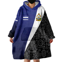 Honduras Coat of Arms Wearable Blanket Hoodie Traditional Patterns & National Symbol