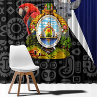 Honduras Coat of Arms Window Curtain Traditional Patterns & National Symbol