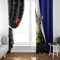 Honduras Coat of Arms Window Curtain Traditional Patterns & National Symbol