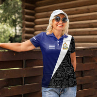 Honduras Coat of Arms Women Polo Shirt Traditional Patterns & National Symbol