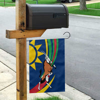 Namibia National Emblem Garden Flag Flag Colors & Symbolic Animals Design