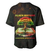 Black History Tree of Knowledge Baseball Jersey Pan-African Afrocentric Drip Art Illustration