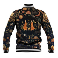 Peace 2026 Spiritual Harmony Baseball Jacket Bohemian Celestial Mandala Illustration