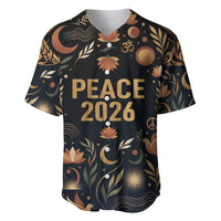Peace 2026 Spiritual Harmony Baseball Jersey Bohemian Celestial Mandala Illustration