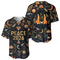 Peace 2026 Spiritual Harmony Baseball Jersey Bohemian Celestial Mandala Illustration