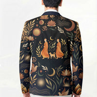 Peace 2026 Spiritual Harmony Blazer Bohemian Celestial Mandala Illustration