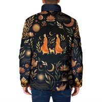 Peace 2026 Spiritual Harmony Padded Jacket Bohemian Celestial Mandala Illustration