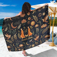 Peace 2026 Spiritual Harmony Sarong Bohemian Celestial Mandala Illustration