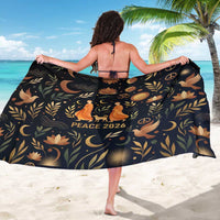 Peace 2026 Spiritual Harmony Sarong Bohemian Celestial Mandala Illustration
