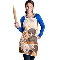 Punch The Monkey Apron Love Me Anyway Baby Monkeys Cute Plush Hugging