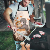 Punch The Monkey Apron Love Me Anyway Baby Monkeys Cute Plush Hugging