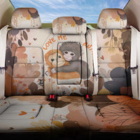 Punch The Monkey Back Car Seat Cover Love Me Anyway Baby Monkeys Cute Plush Hugging