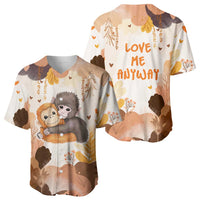 Punch The Monkey Baseball Jersey Love Me Anyway Baby Monkeys Cute Plush Hugging