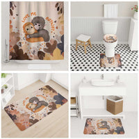 Punch The Monkey Bathroom Set Love Me Anyway Baby Monkeys Cute Plush Hugging
