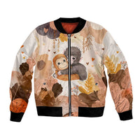 Punch The Monkey Bomber Jacket Love Me Anyway Baby Monkeys Cute Plush Hugging