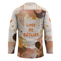 Punch The Monkey Hockey Jersey Love Me Anyway Baby Monkeys Cute Plush Hugging