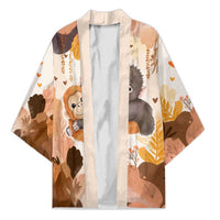 Punch The Monkey Kimono Love Me Anyway Baby Monkeys Cute Plush Hugging