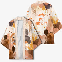 Punch The Monkey Kimono Love Me Anyway Baby Monkeys Cute Plush Hugging