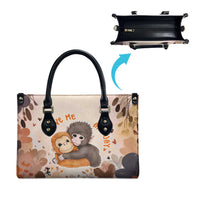 Punch The Monkey Leather Bag Love Me Anyway Baby Monkeys Cute Plush Hugging