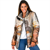 Punch The Monkey Padded Jacket Love Me Anyway Baby Monkeys Cute Plush Hugging
