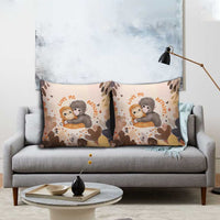 Punch The Monkey Pillow Cover Love Me Anyway Baby Monkeys Cute Plush Hugging