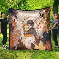 Punch The Monkey Quilt Love Me Anyway Baby Monkeys Cute Plush Hugging