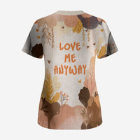 Punch The Monkey Scrub Top Love Me Anyway Baby Monkeys Cute Plush Hugging