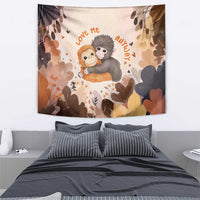Punch The Monkey Tapestry Love Me Anyway Baby Monkeys Cute Plush Hugging