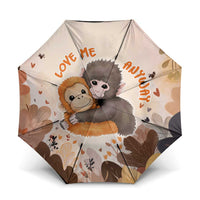 Punch The Monkey Umbrella Love Me Anyway Baby Monkeys Cute Plush Hugging