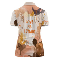 Punch The Monkey Women Polo Shirt Love Me Anyway Baby Monkeys Cute Plush Hugging