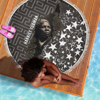 Harriet Tubman Underground Railroad Beach Blanket Fearless In The Dark - Civil Rights Hero Vintage Art