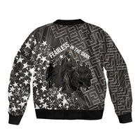 Harriet Tubman Underground Railroad Bomber Jacket Fearless In The Dark - Civil Rights Hero Vintage Art
