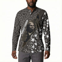 Harriet Tubman Underground Railroad Button Sweatshirt Fearless In The Dark - Civil Rights Hero Vintage Art