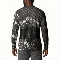Harriet Tubman Underground Railroad Button Sweatshirt Fearless In The Dark - Civil Rights Hero Vintage Art