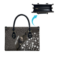Harriet Tubman Underground Railroad Leather Bag Fearless In The Dark - Civil Rights Hero Vintage Art