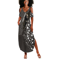 Harriet Tubman Underground Railroad Summer Maxi Dress Fearless In The Dark - Civil Rights Hero Vintage Art