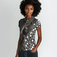 Harriet Tubman Underground Railroad Women Polo Shirt Fearless In The Dark - Civil Rights Hero Vintage Art