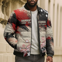 Freedom Fighter Harriet Tubman Bomber Puffer Jacket Freedom Was The Destination 1822