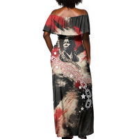 Freedom Fighter Harriet Tubman Off Shoulder Maxi Dress Freedom Was The Destination 1822