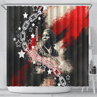Freedom Fighter Harriet Tubman Shower Curtain Freedom Was The Destination 1822