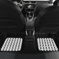 Malcolm X 101 Years Of Resistance Car Mats Civil Rights Leader Portrait - Monochrome X Pattern