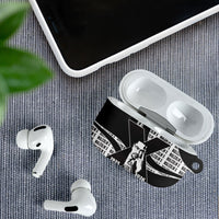 Malcolm X Legacy 1925-2026 AirPods Case African American Heritage - Iconic Portrait Silhouette