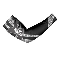 Malcolm X Legacy 1925-2026 Arm Sleeves African American Heritage - Iconic Portrait Silhouette