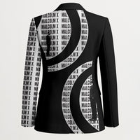 Malcolm X Legacy 1925-2026 Blazer African American Heritage - Iconic Portrait Silhouette