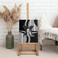 Malcolm X Legacy 1925-2026 Canvas Wall Art African American Heritage - Iconic Portrait Silhouette