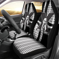Malcolm X Legacy 1925-2026 Car Seat Cover African American Heritage - Iconic Portrait Silhouette