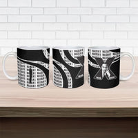 Malcolm X Legacy 1925-2026 Ceramic Mug African American Heritage - Iconic Portrait Silhouette
